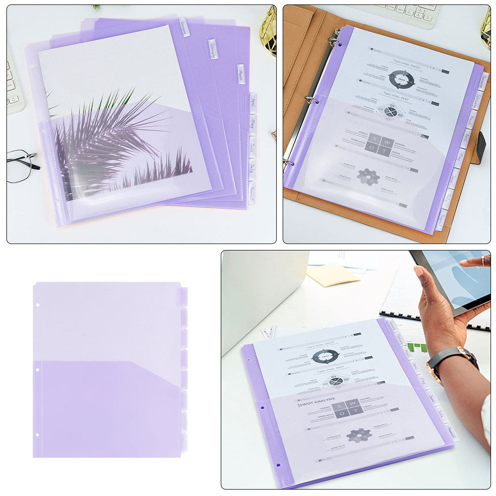 2Sets A4 PP Plastic Binder Div - Tab Divider A4 review and price