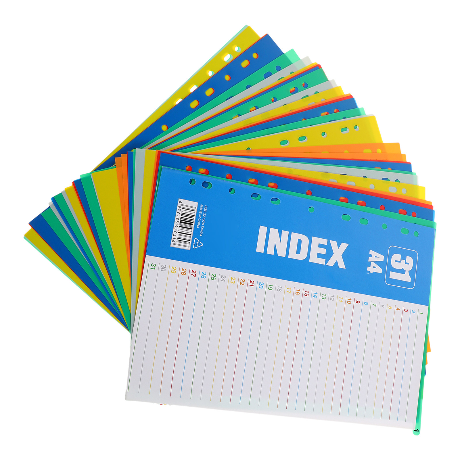 1Set A4 11-Hole Plastic Index  - Tab Divider A4 review and price