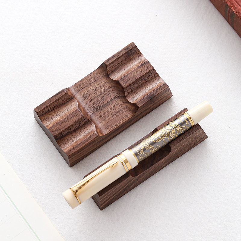 Walnut Wood Pen Holder Stand f - Pen Rest Single review and price