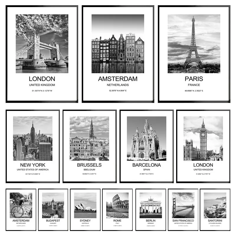 City Poster New York London Pa - Ink Blotter Paper review and price