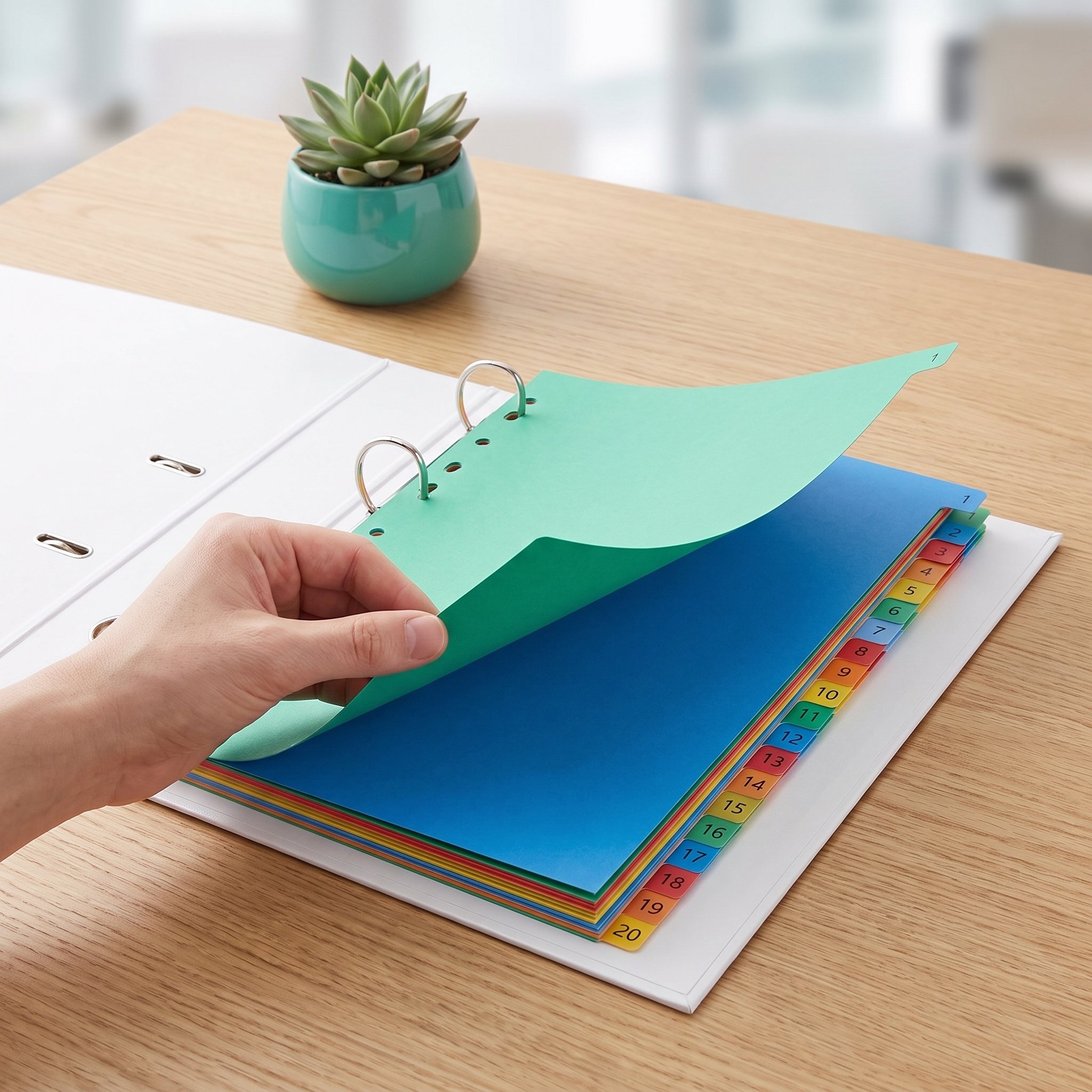 20 Pages A4 Size Color Coded P - Tab Divider A4 review and price