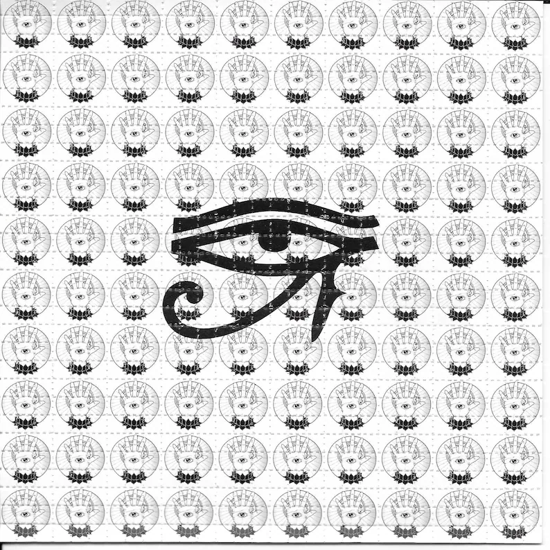 Eye of Providence Psychedelic  - Ink Blotter Paper review and price