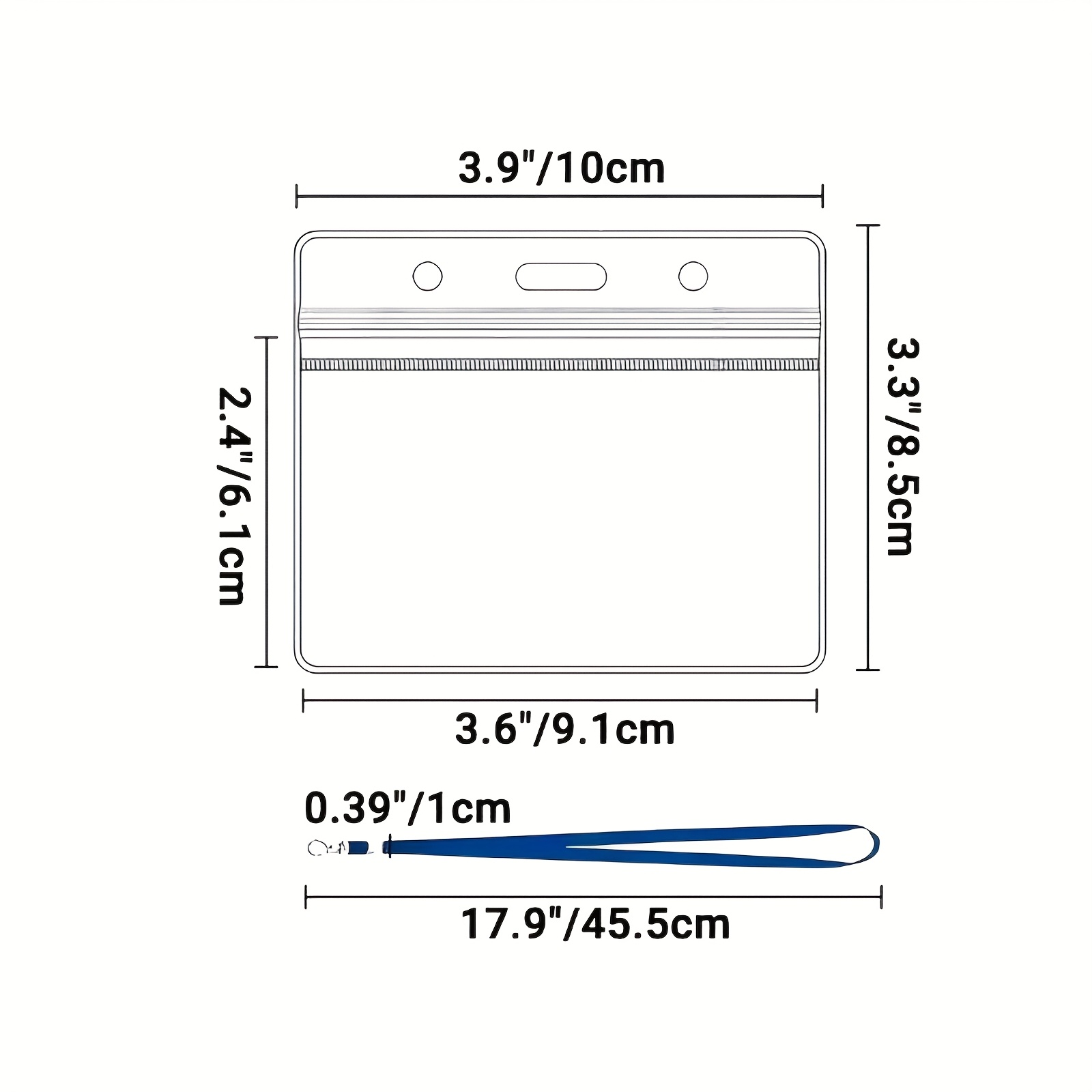 10 sets Transparent PVC ID Car - Index Card Holder review and price