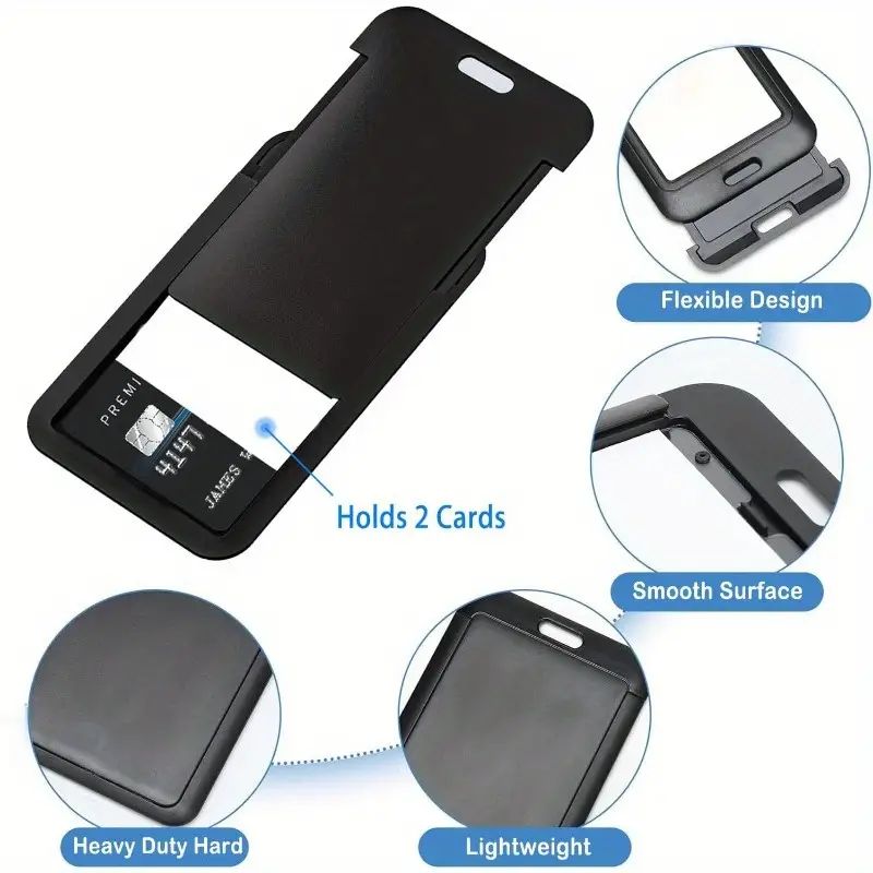 3 pieces heavy duty sliding ID - Index Card Holder review and price