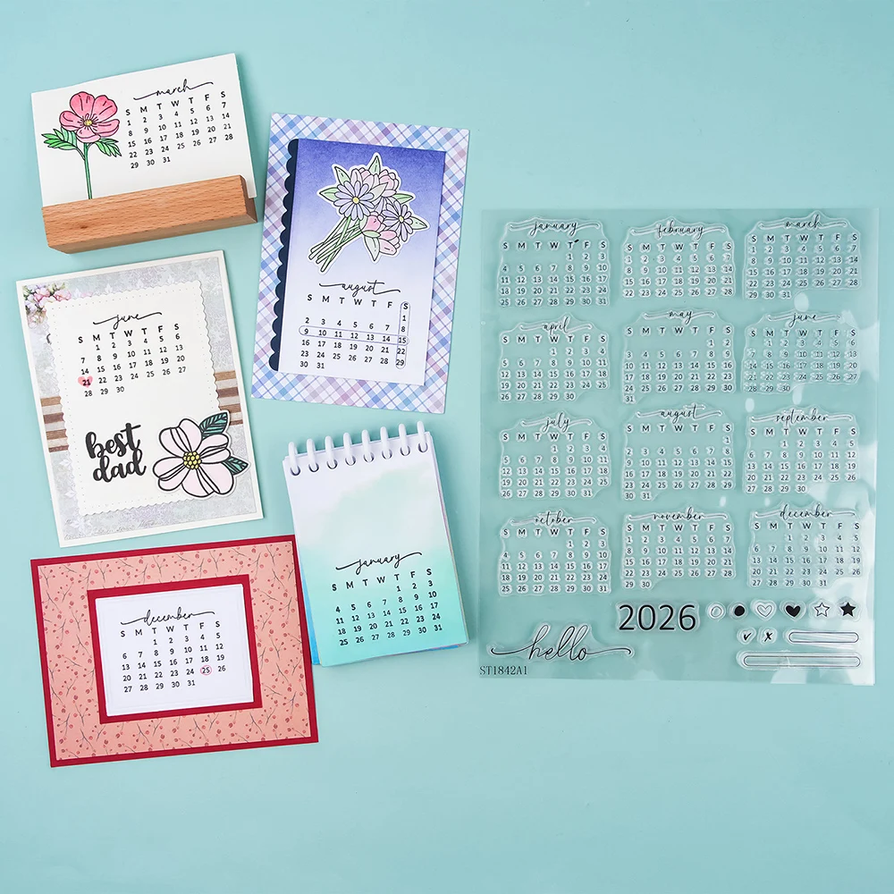 Calendar Date 2026 Clear Stamp - Rubber Date Stamp review and price
