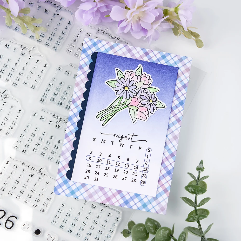 Calendar Date 2026 Clear Stamp - Rubber Date Stamp review and price