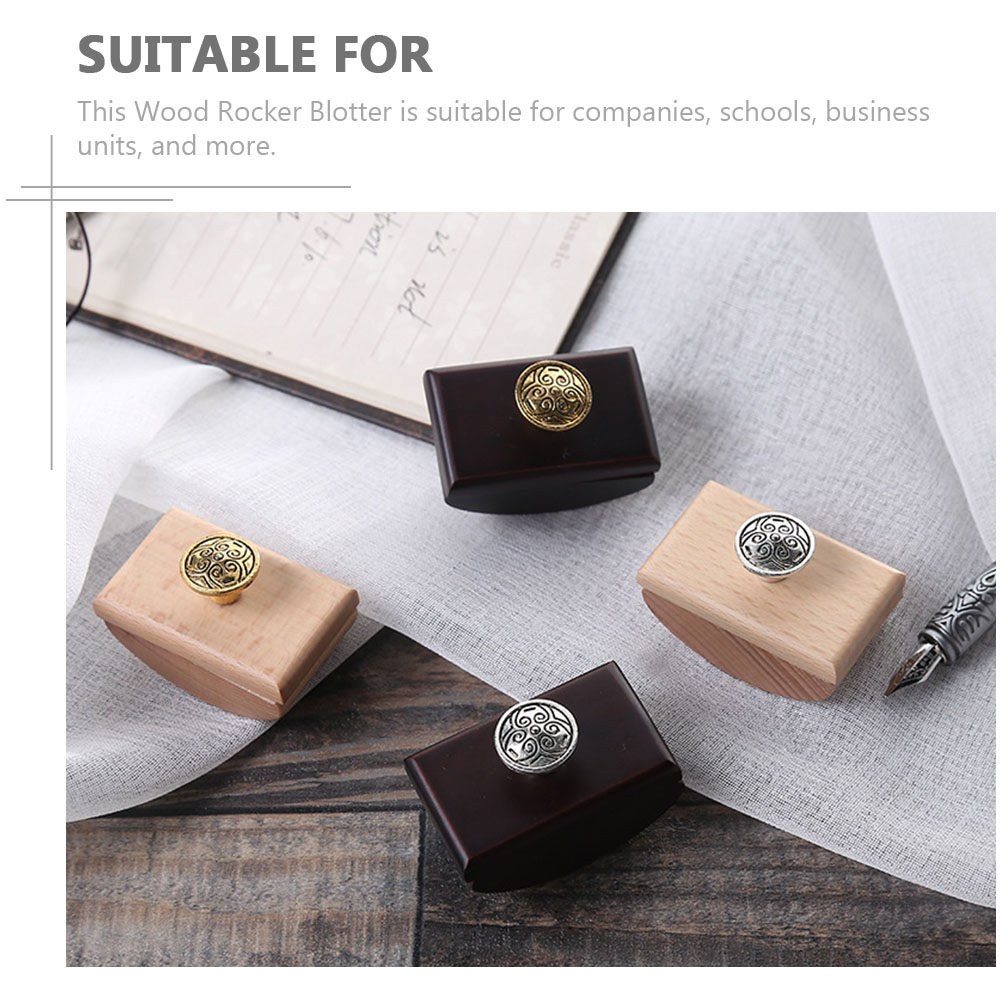 2Pcs Wooden Rocker Blotter Ink - Ink Blotter Paper review and price